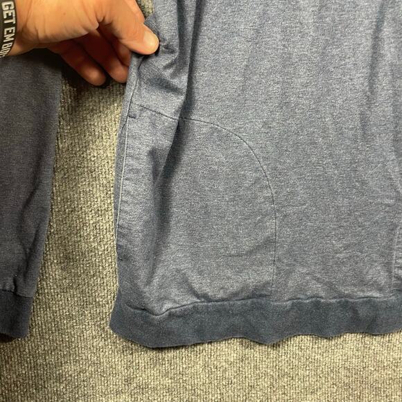 Travis Mathew 1/2 Zip Golf Pullover Men's Large Blue Oak Tree Logo Stretch - Picture 5 of 14